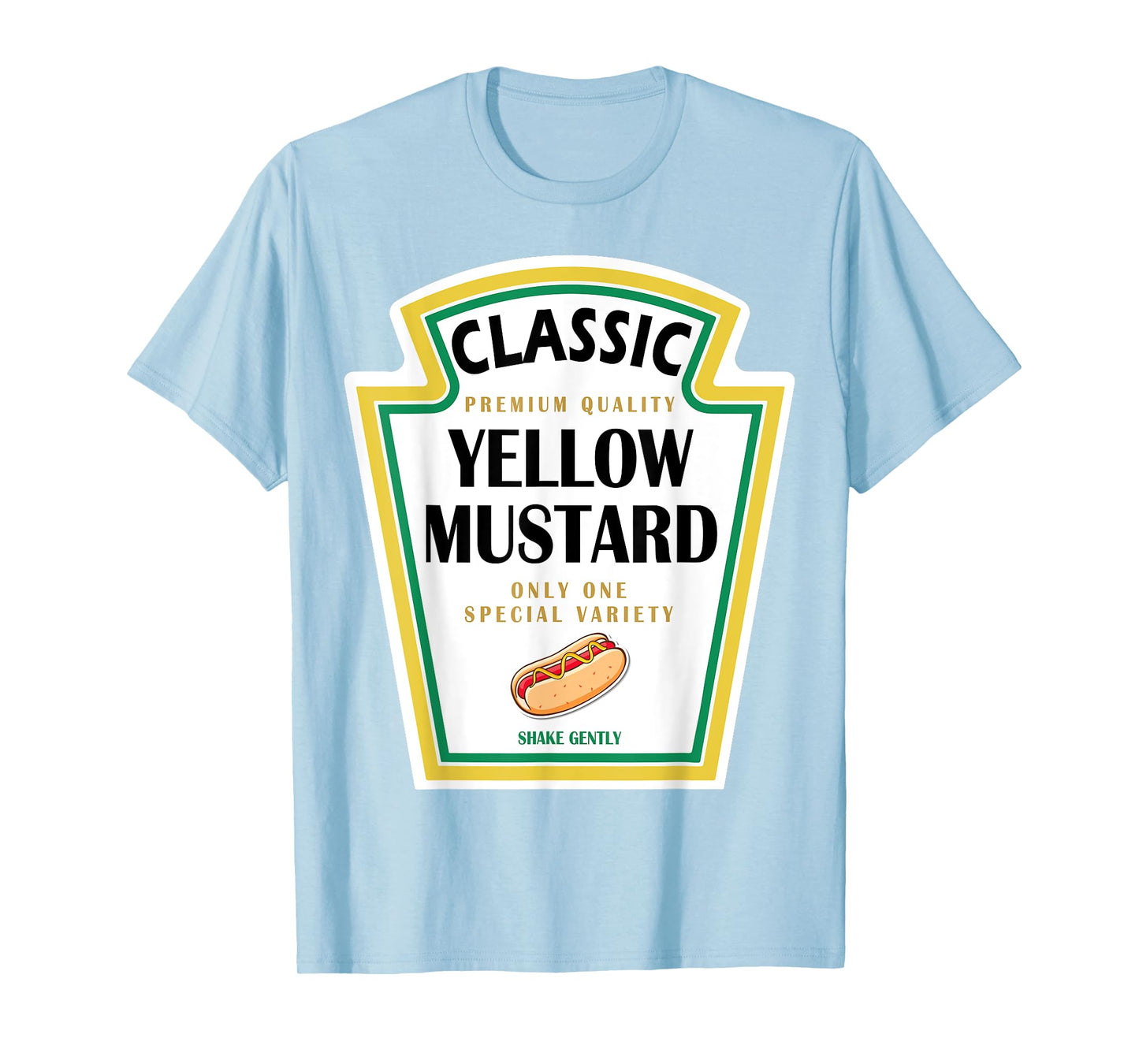 Yellow Mustard DIY Halloween Costume Matching Group Mustard T-Shirt