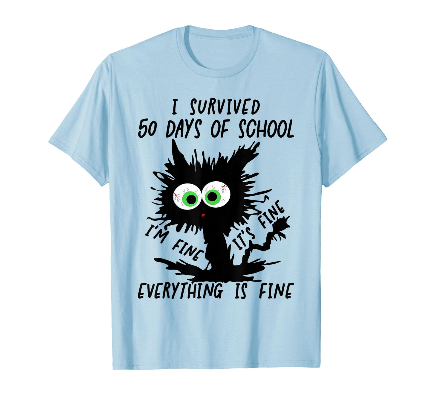 I Survived 50 Days Of School T-Shirt