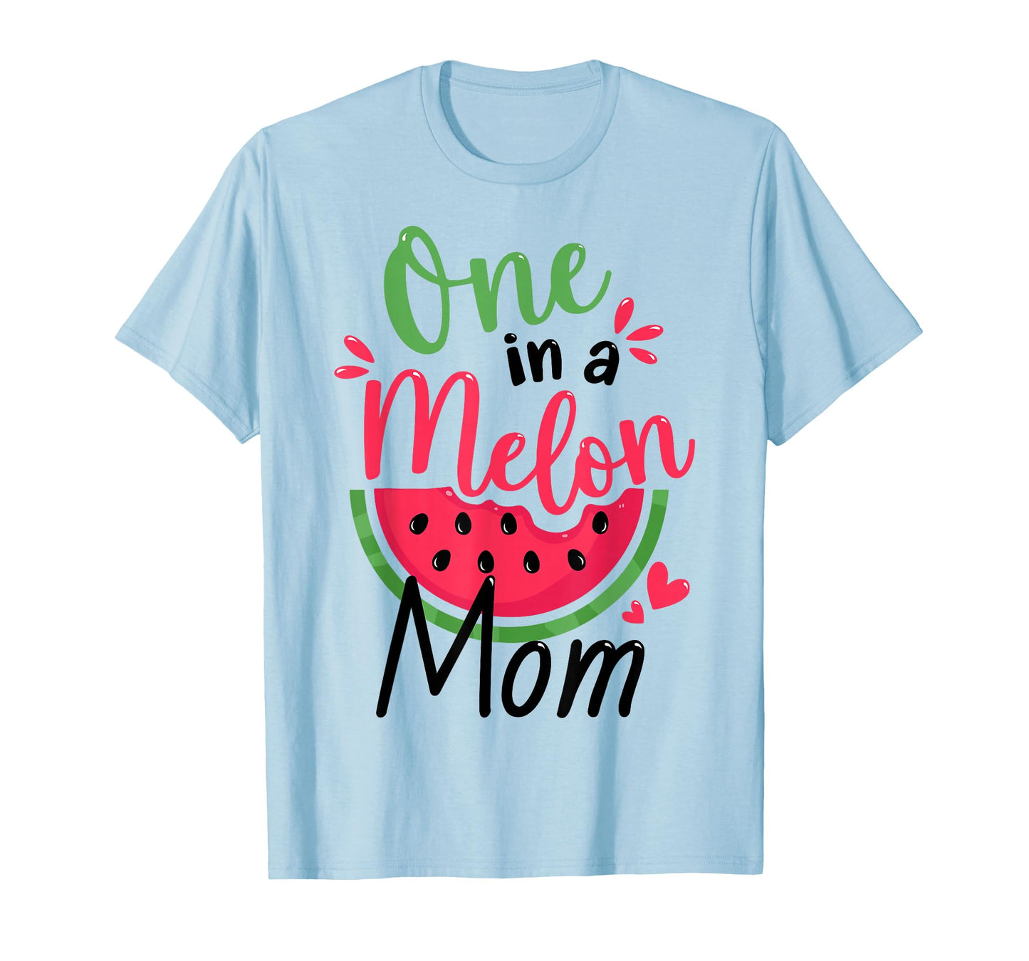 One in a Melon Mom 1st Birthday Party Family Matching T-Shirt
