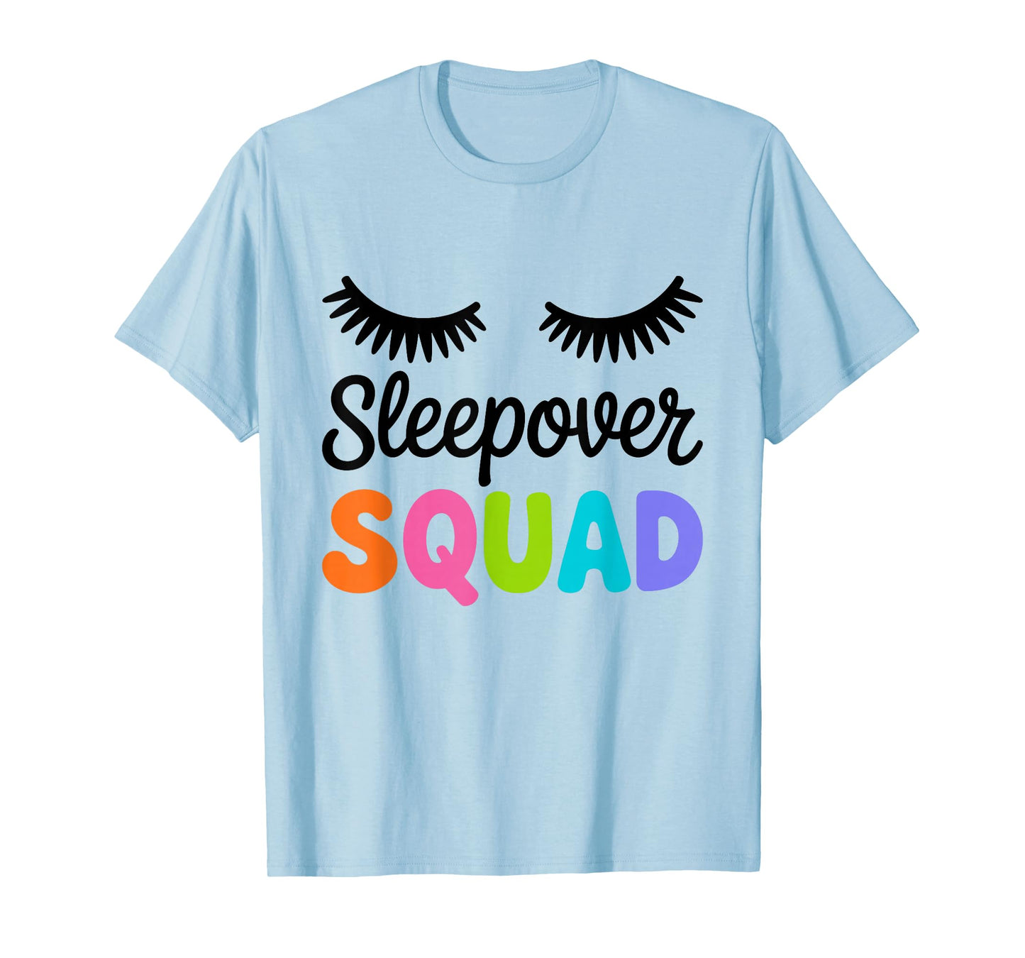 Sleepover Squad Sleepover Pajama Girl Slumber Party Matching T-Shirt