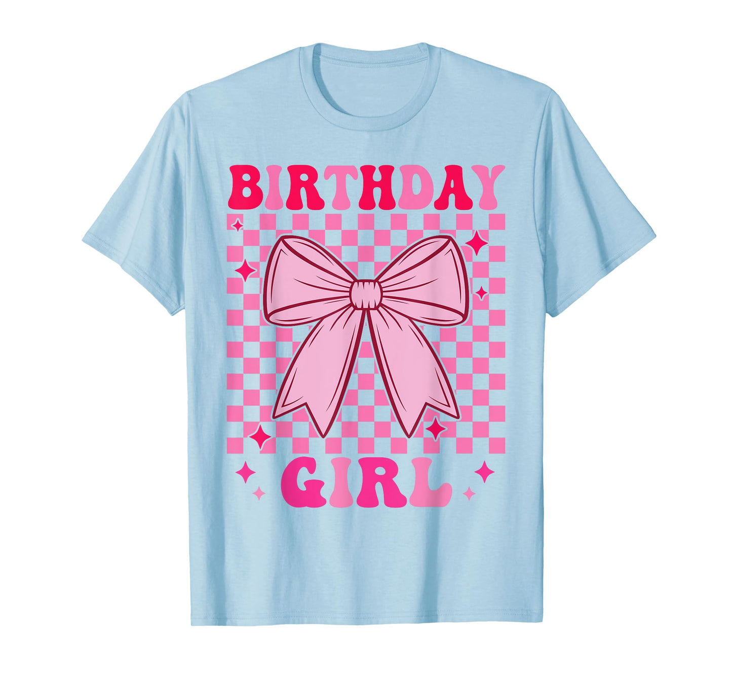 Birthday Girl Coquette Funny Birthday Girl Pink Coquette Bow T-Shirt