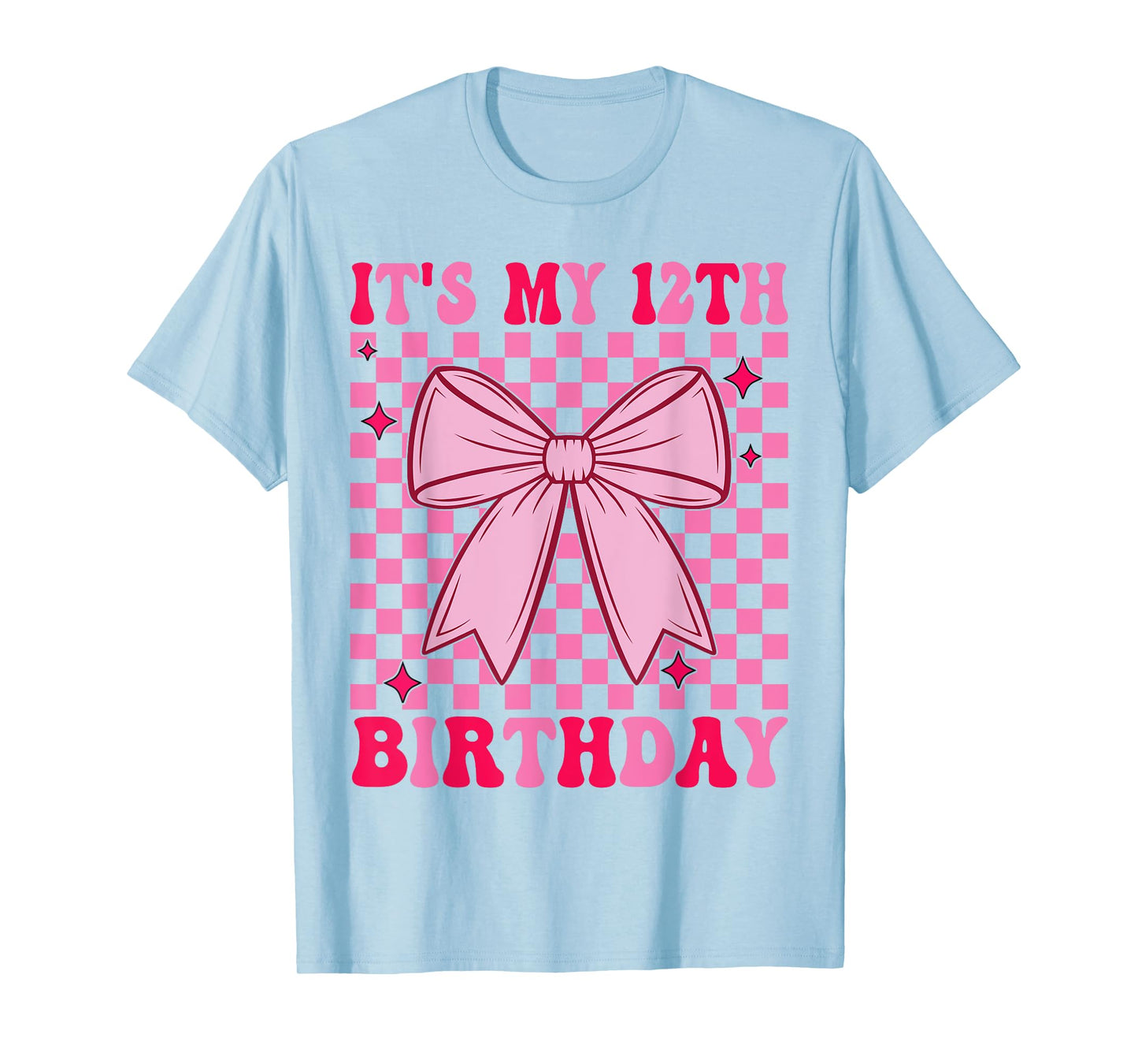 12th Coquette Themed Birthday Twelve Year Old Girl Bow T-Shirt
