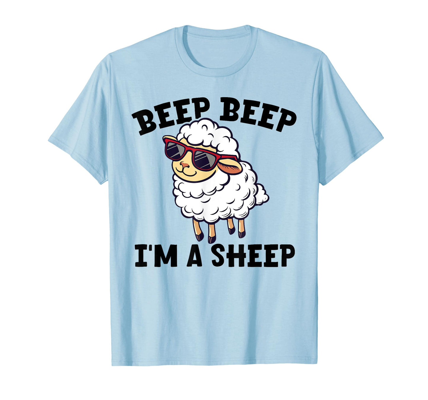 Beep-Beep I'm A Sheep Funny Farmer I Love Sheep Costume T-Shirt