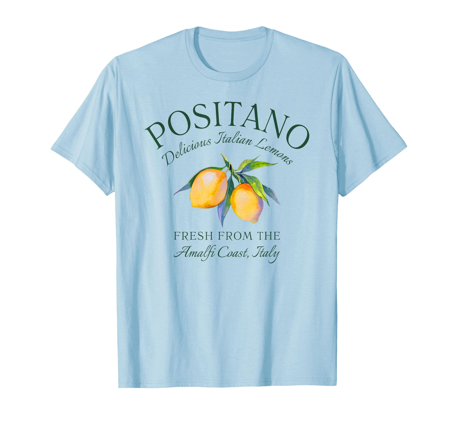 Positano Italy Amalfi Coast Italian Lemons Italian Town T-Shirt
