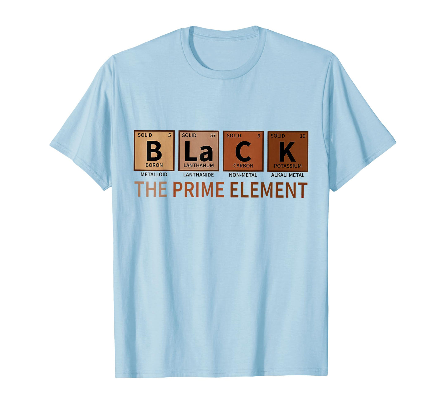 The Prime Elements Black History Month African American T-Shirt