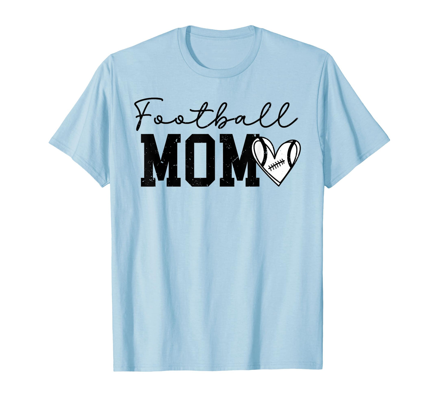 Football Mom Mama Football Game Day Sports Go Cheer Season T-Shirt