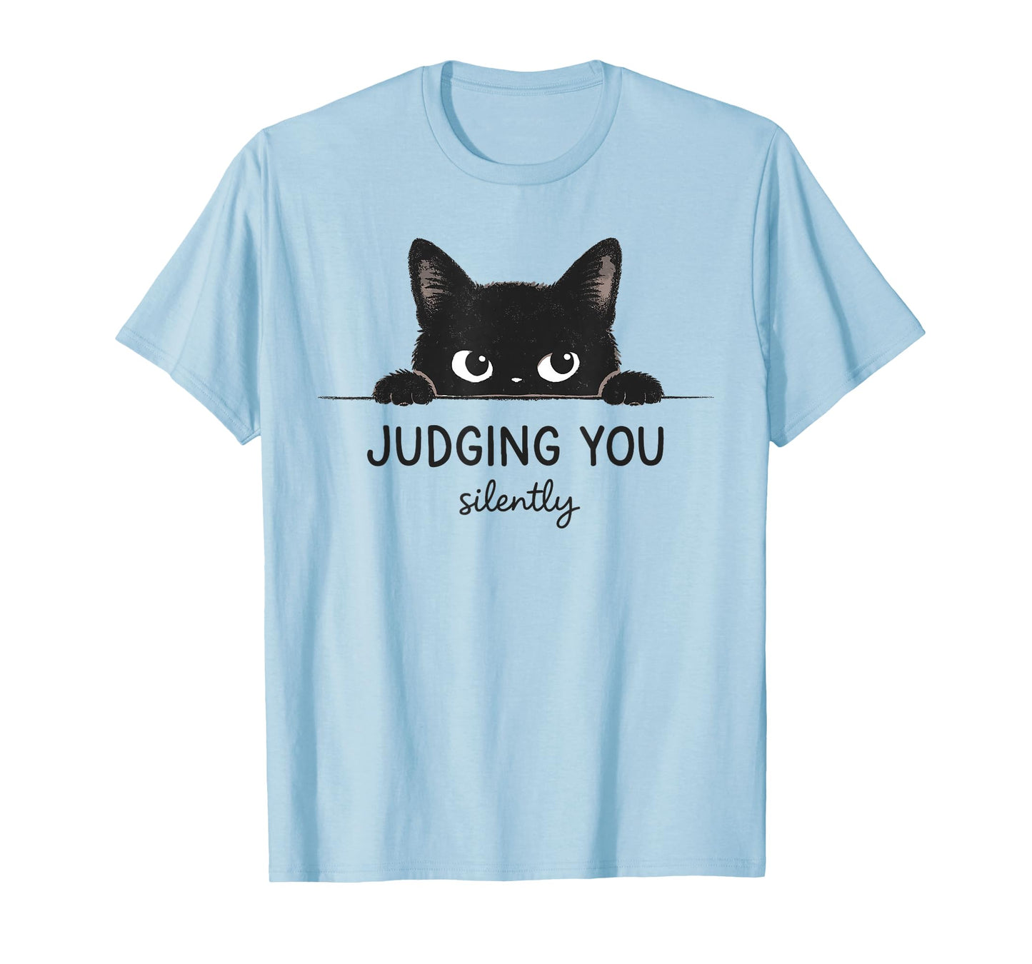 Funny Cat Shirt Judging You Silently Retro Vintage Kitty T-Shirt
