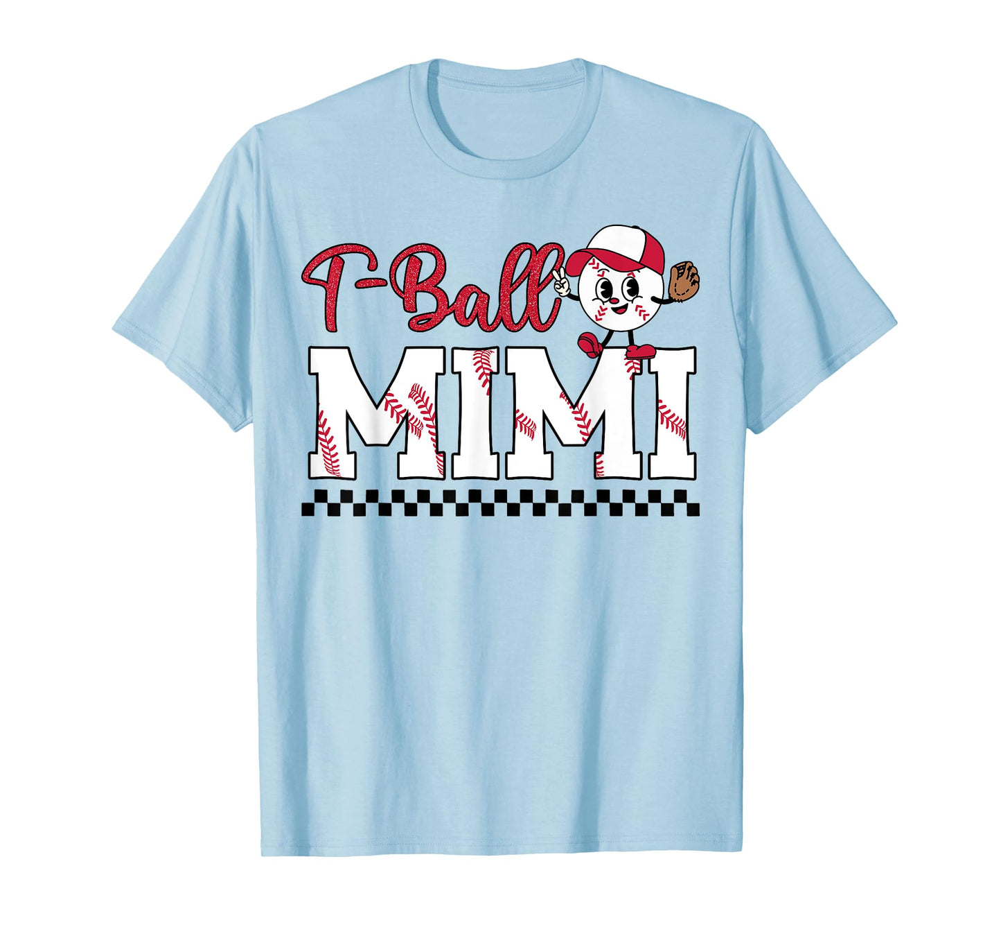 Tee Ball Mimi Leopard Funny Tball Mimi Mother's Day T-Shirt