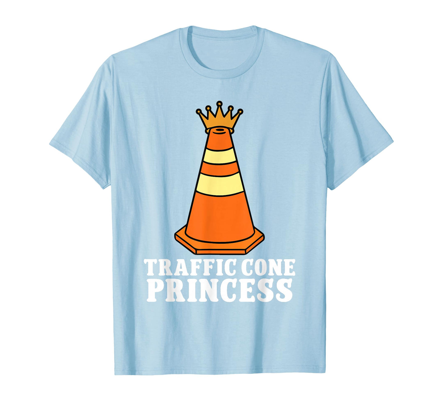 Traffic Cone Princess Funny Halloween Highway Cone T-Shirt