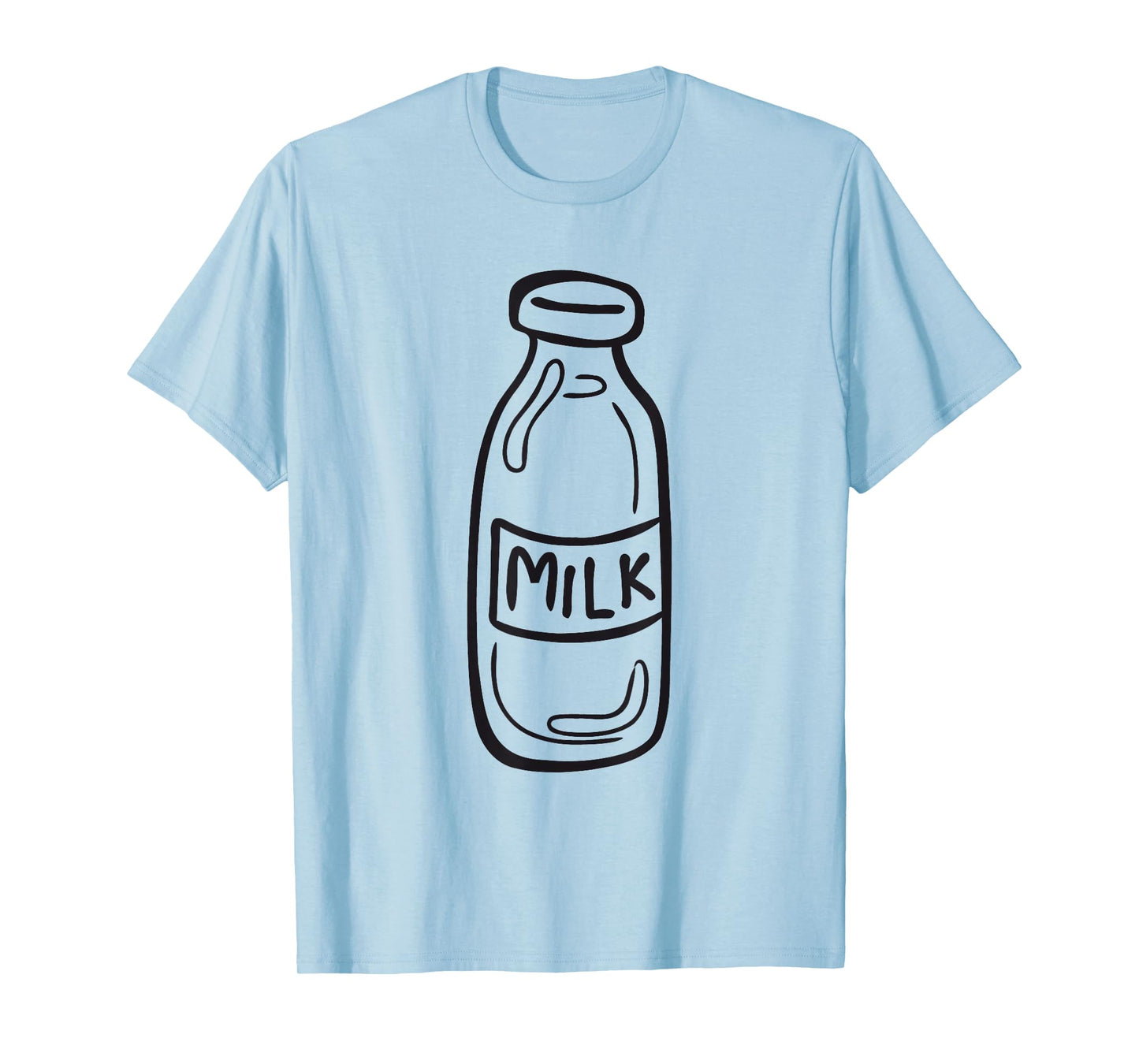 Milk Shirt Adult Men Women Kids Bottle With Milk Costume T-Shirt