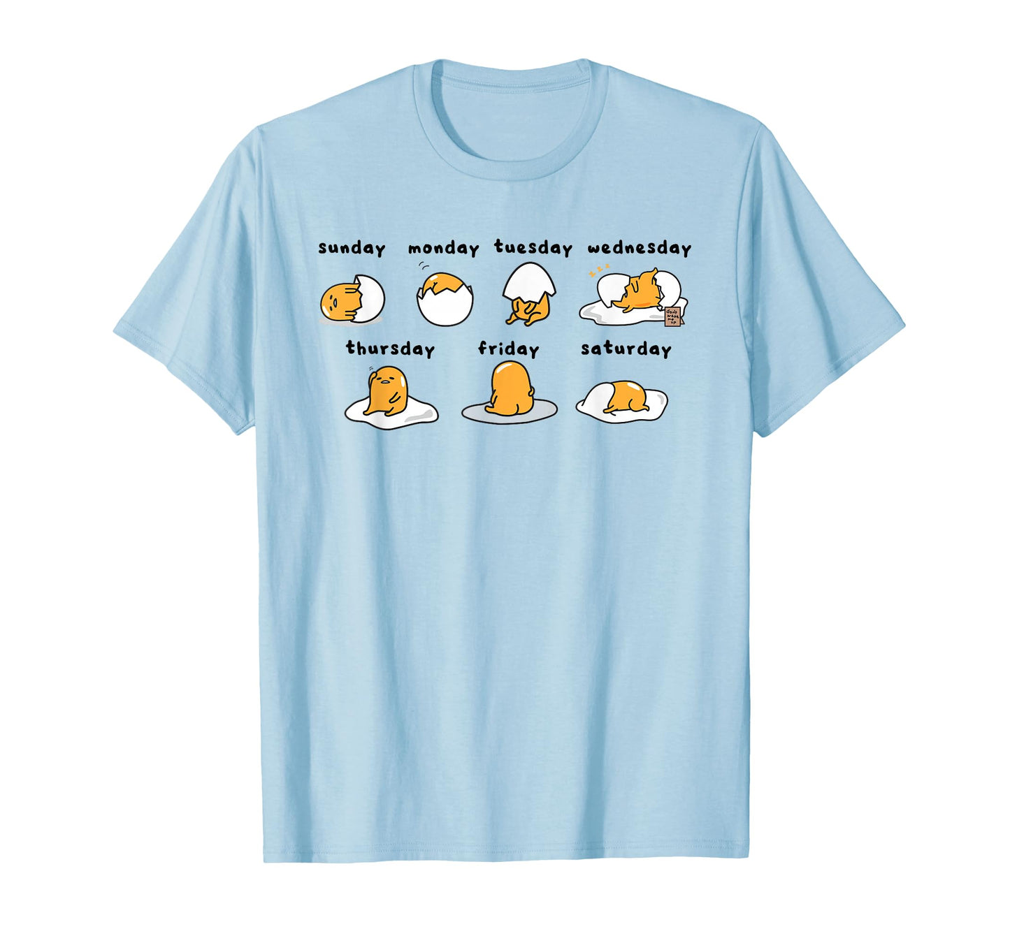 Gudetama Days of the Week T-Shirt