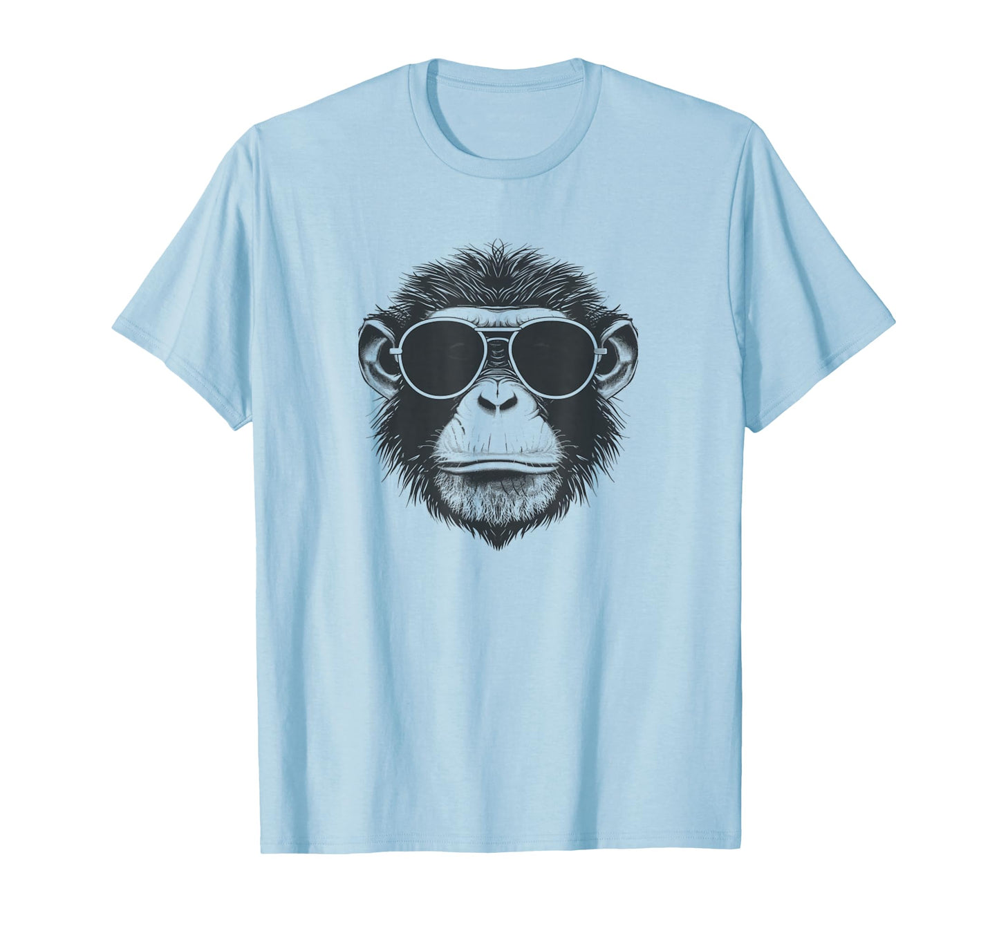 Cute Aviator Monkey for Men Women Girl Boy Funny Animal T-Shirt