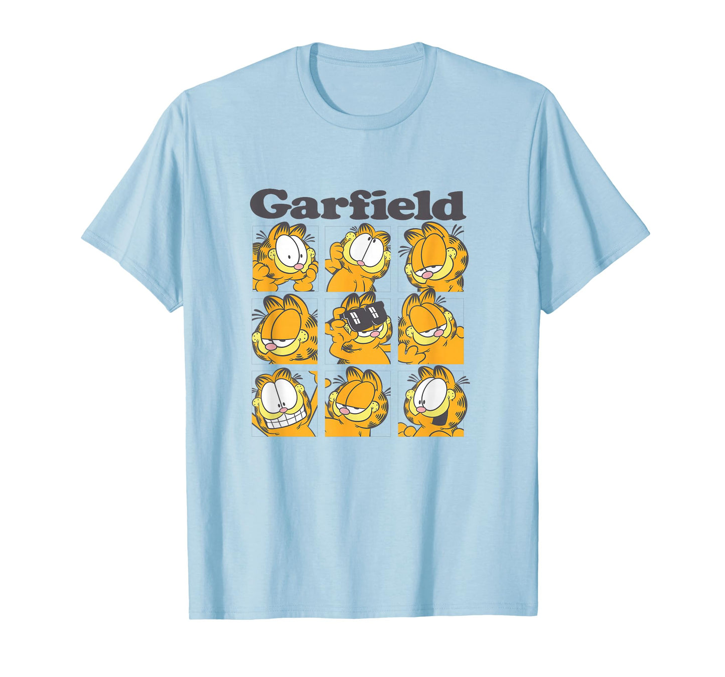 Garfield The Many Emotions Of Garfield Box Up T-Shirt