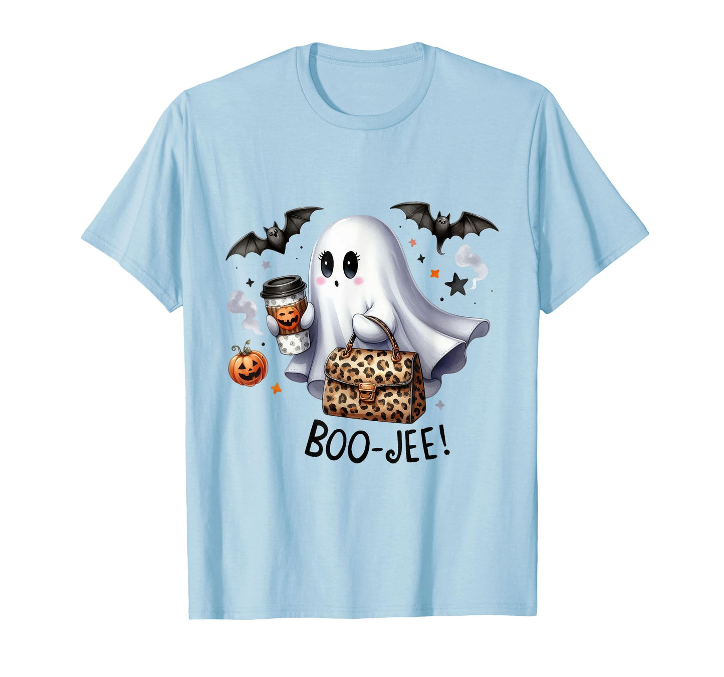 Boo Jee Halloween Ghost Party Costume Women Girl T-Shirt