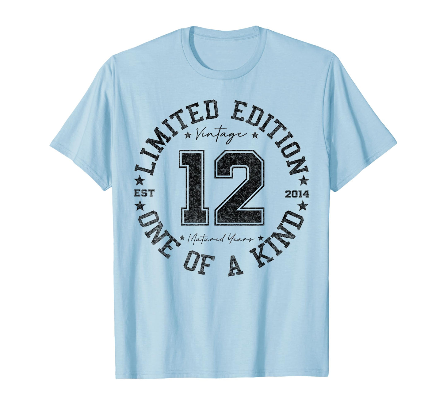 12 Year Old Gifts Vintage 2014 Limited Edition 12th Birthday T-Shirt