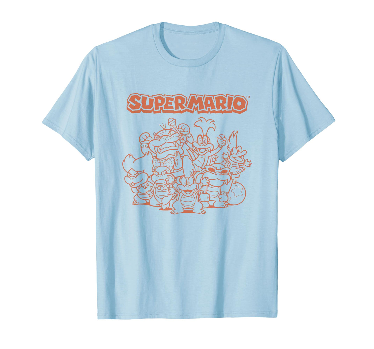 Super Mario Bros Big Koopa Group Shot T-Shirt