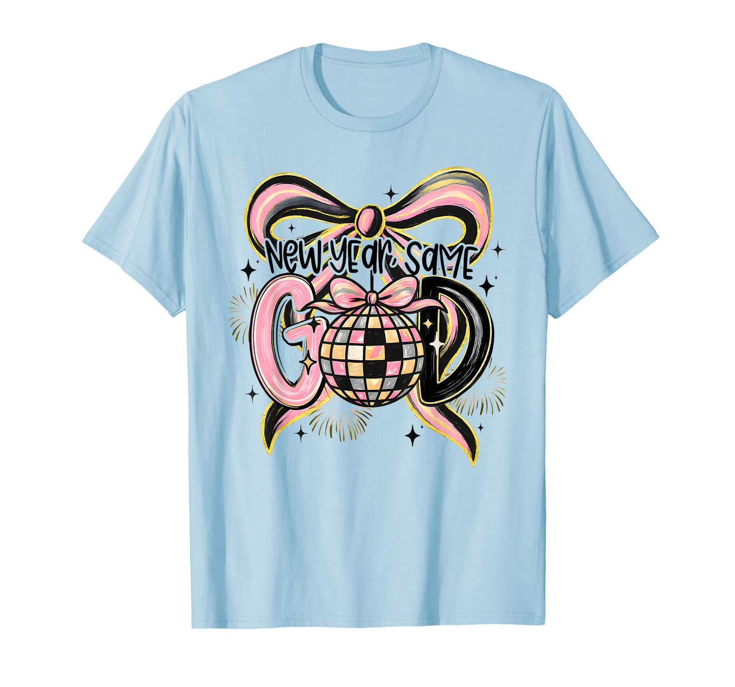 New Year Same God Jesus Christian Faith Happy New Year 2026 T-Shirt
