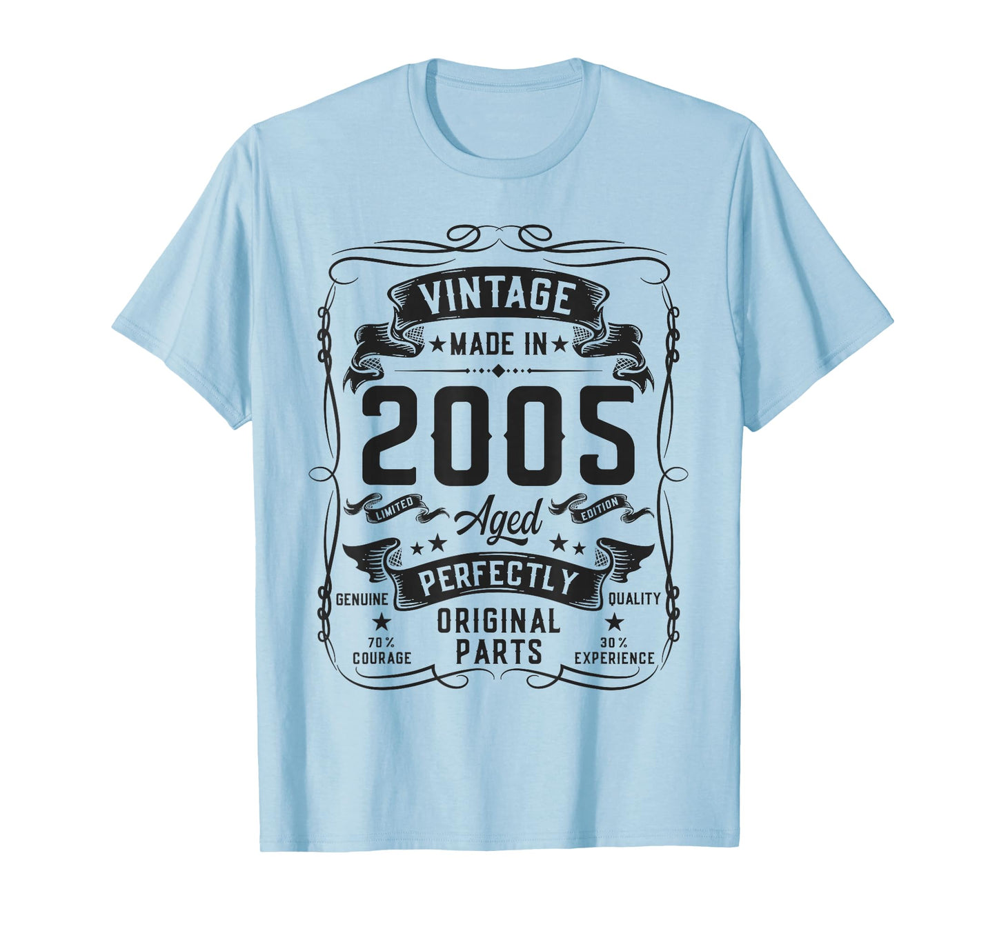 Vintage 2005 21yr 21st Birthday Gifts for Men 21 Years Old T-Shirt