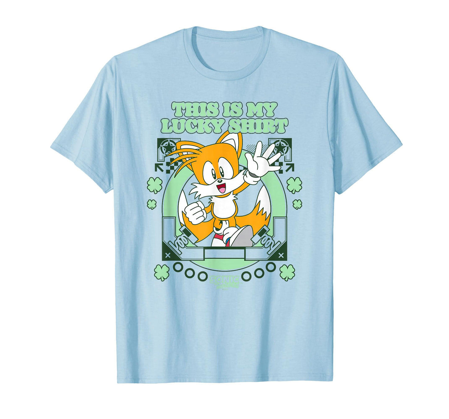Sonic The Hedgehog This Is My Lucky Shirt Happy Tails T-Shirt