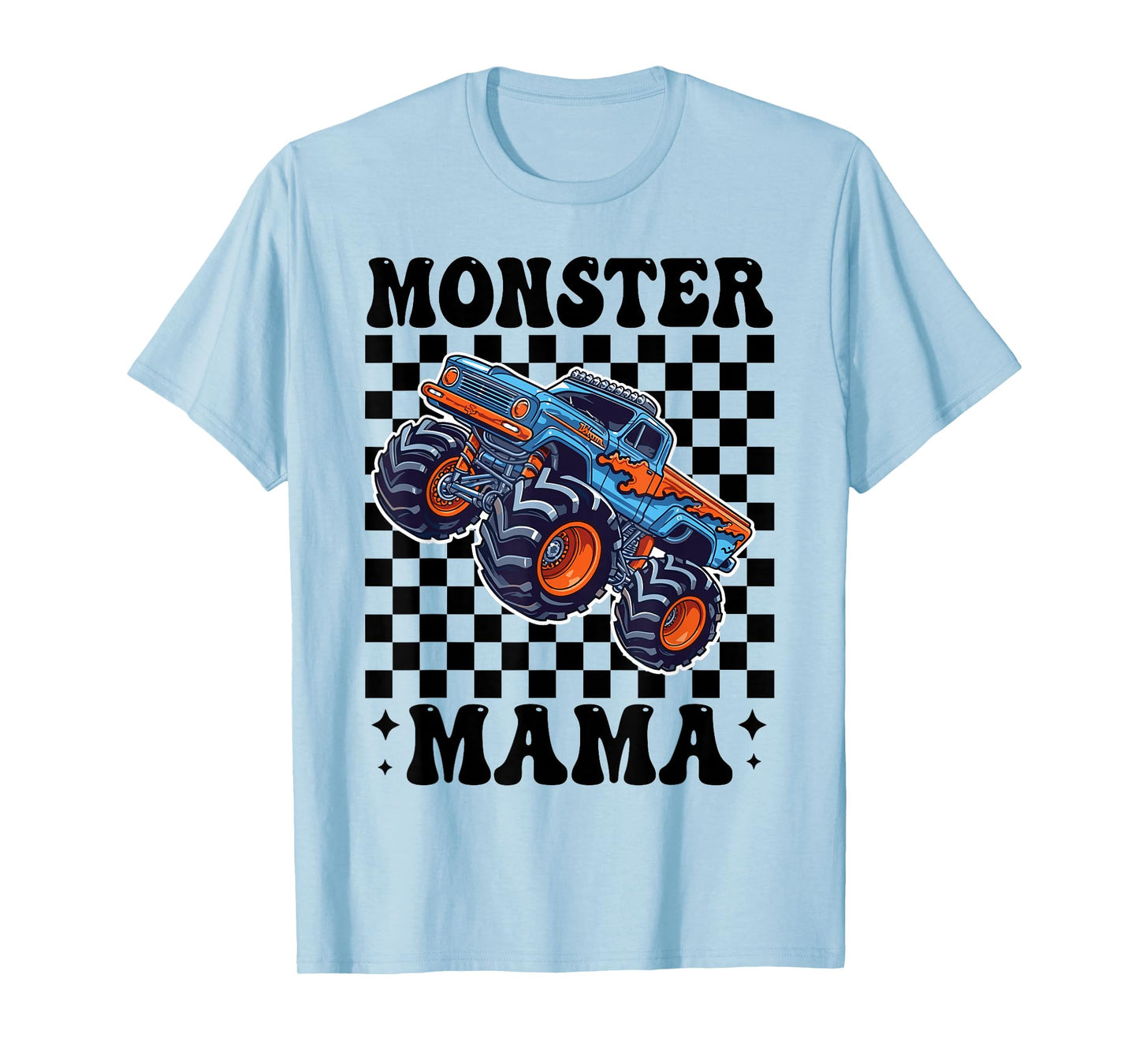 Monster Truck Mama Family Matching Monster Trucks Birthday T-Shirt