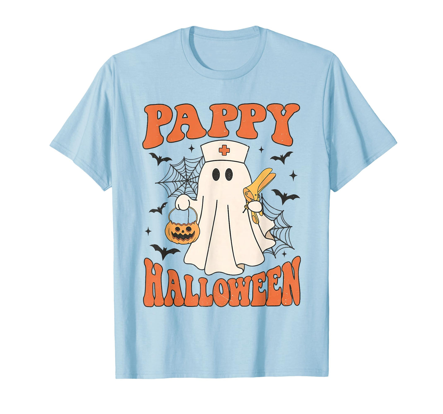 Pappy Halloween Ghost with Speculum OB Nursing Department T-Shirt