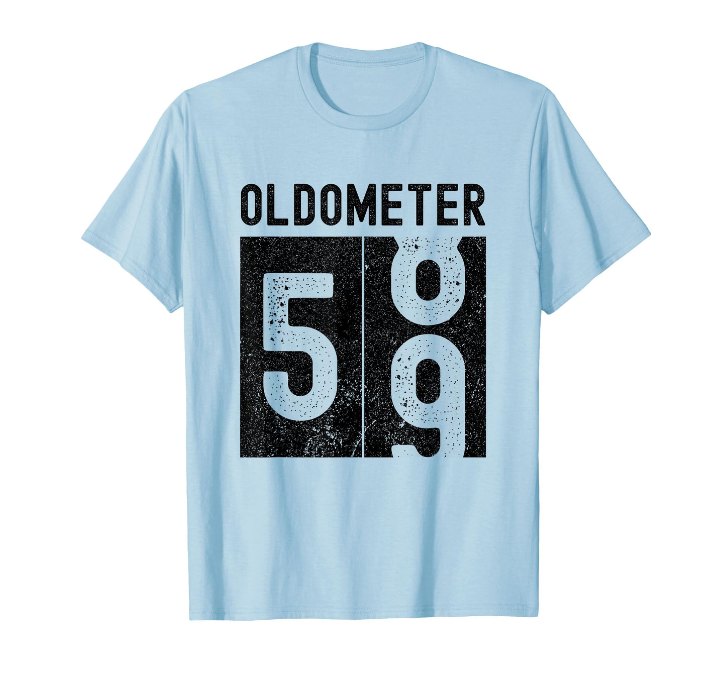 Oldometer 59th Birthday Funny Retro Turning 59 Years Old Men T-Shirt