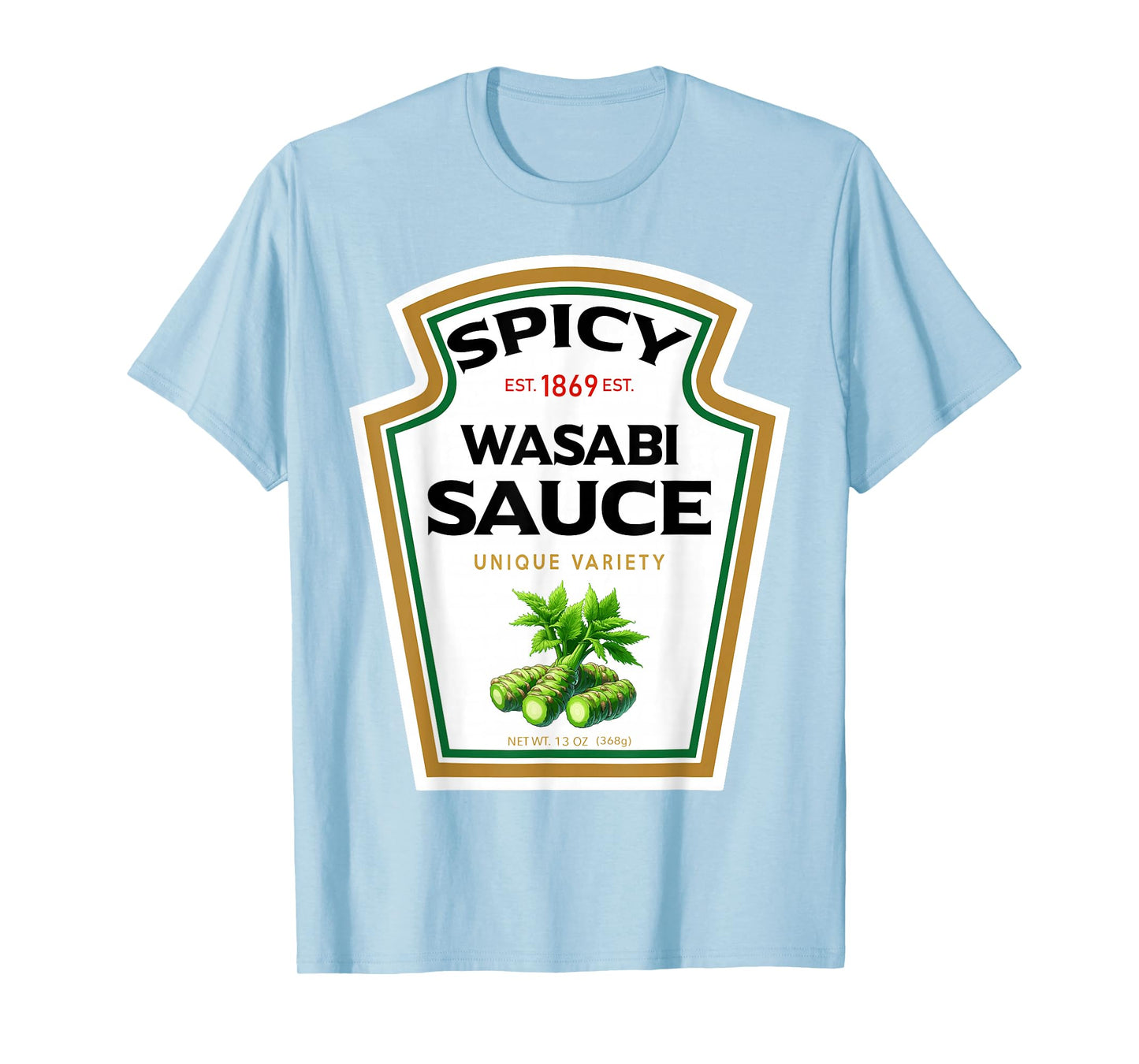 Spicy Wasabi Sauce Halloween Costume Matching Couples Group T-Shirt