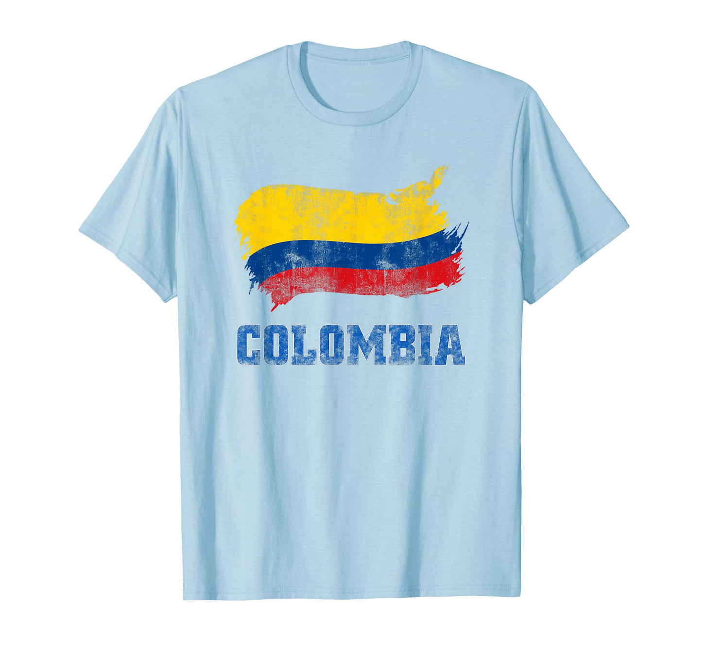 Colombia Flag Design Columbian Men Women Clothing Outfit T-Shirt