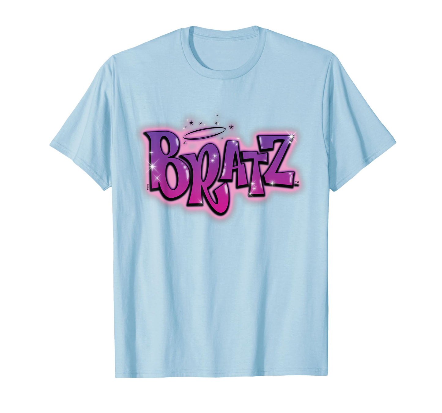 Bratz - Airbrush Pink and Purple Logo T-Shirt