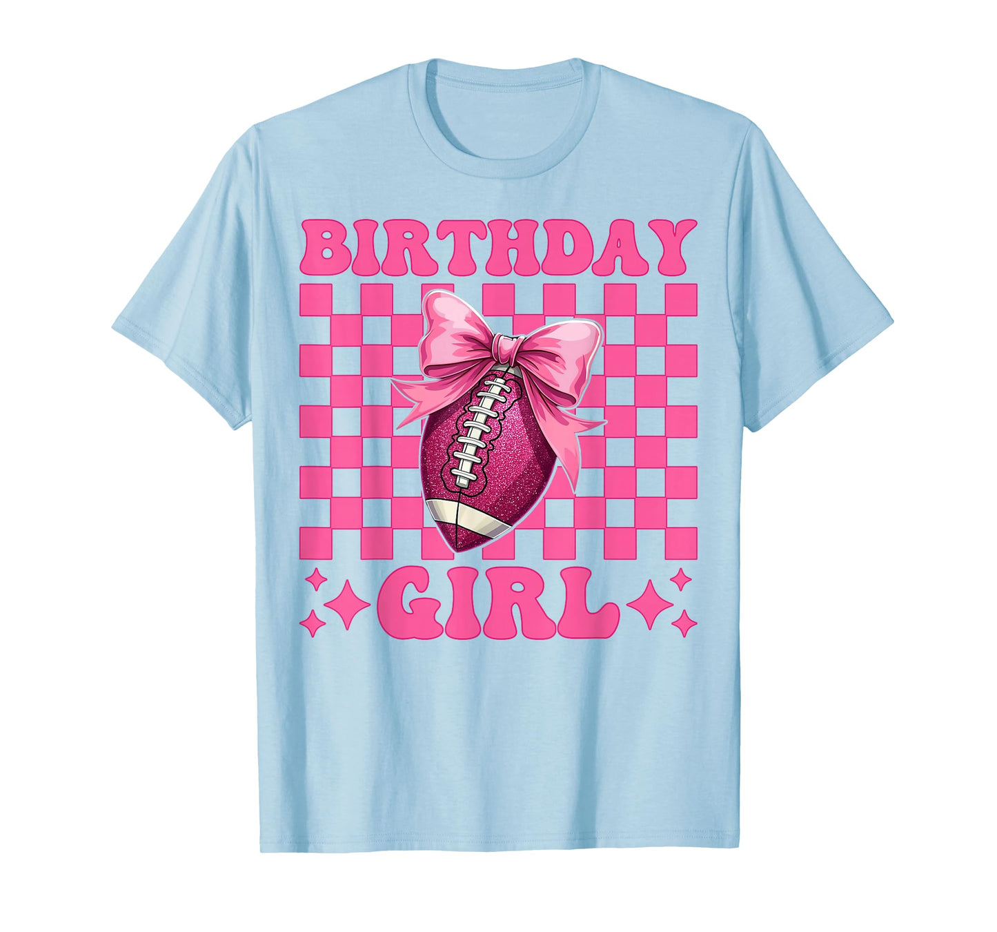 Birthday Girl American Football Girl T-Shirt