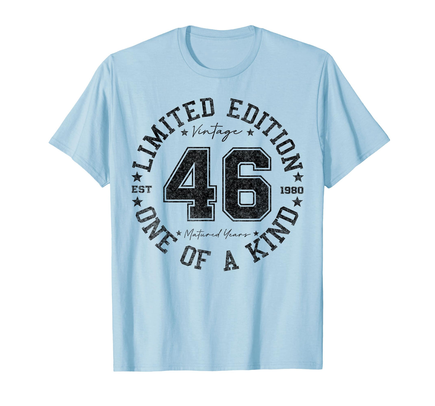 46 Year Old Gifts Vintage 1980 Limited Edition 46th Birthday T-Shirt