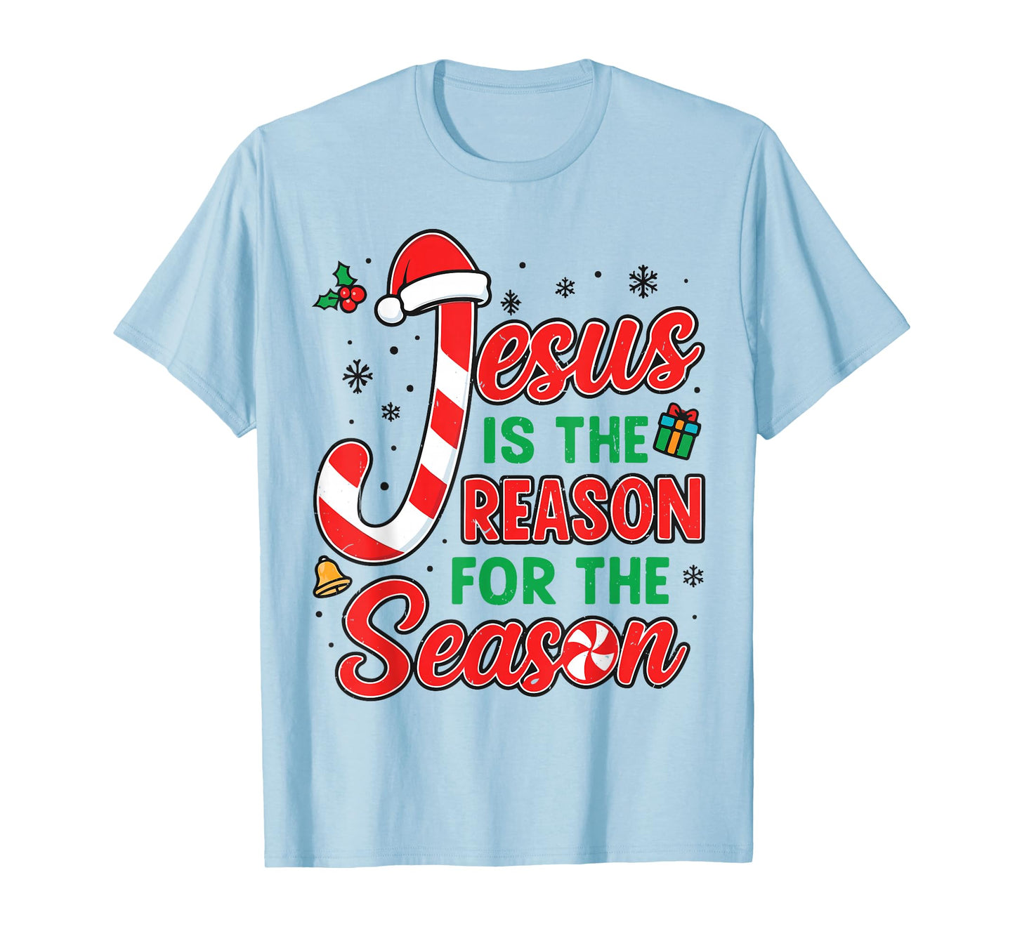 Jesus is Reason for Season Christian Christmas Pjs Toddler T-Shirt