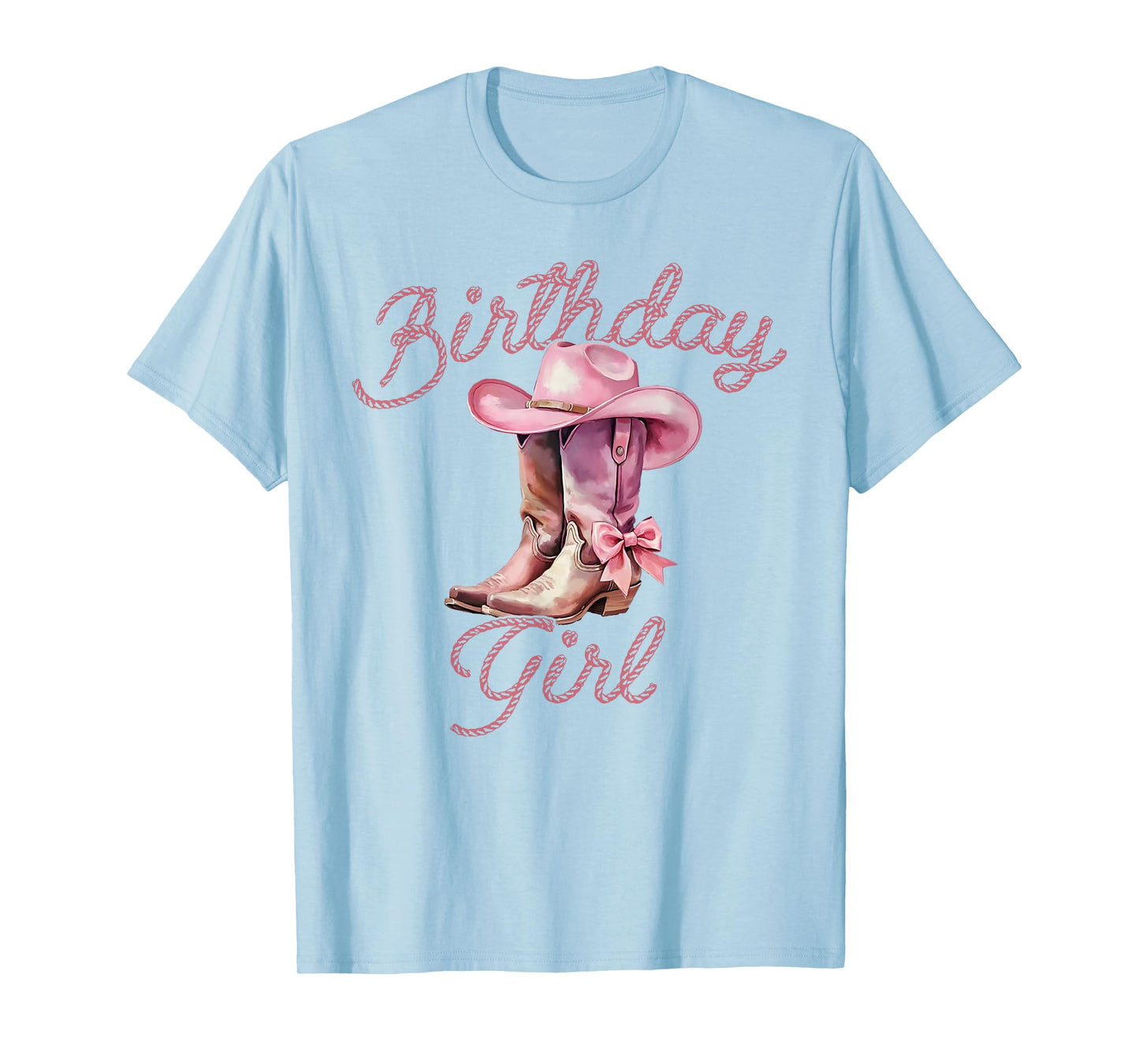 Birthday Cowgirl Western Birthday Girl Bday Party T-Shirt
