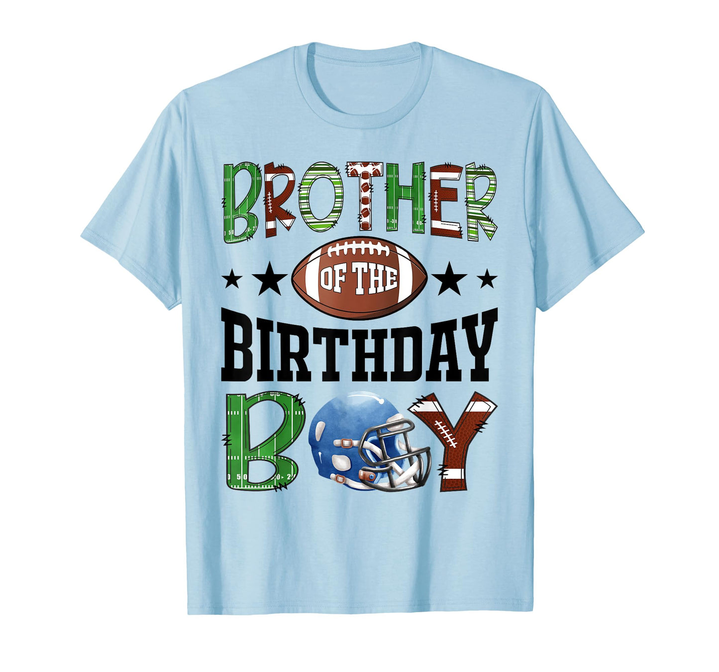 Brother Of The Birthday Boy Football Lover Game Day T-Shirt