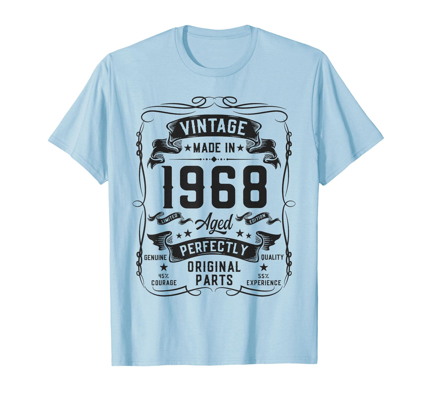 Vintage 1968 58yr 58th Birthday Gifts for Men 58 Years Old T-Shirt