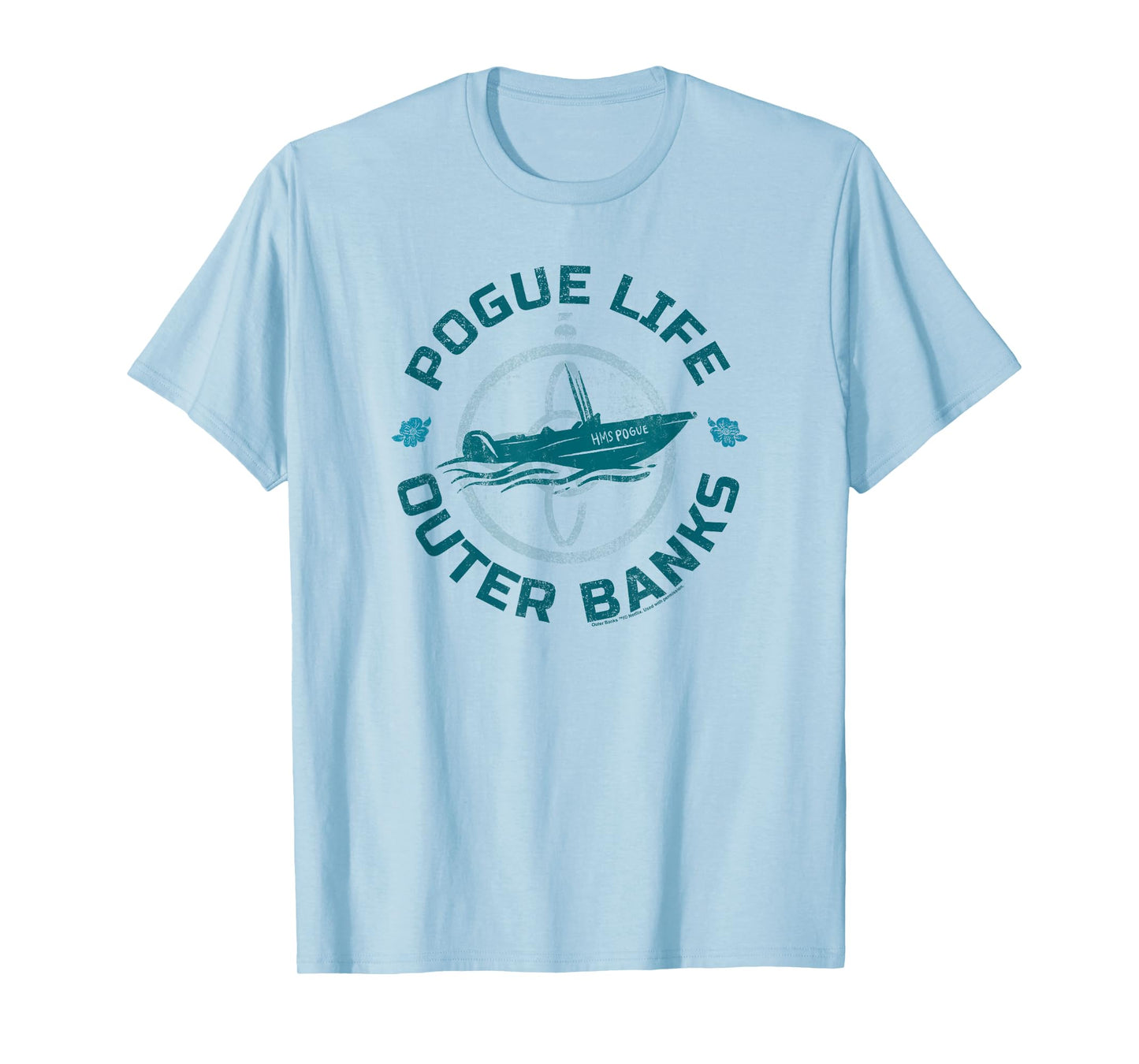 Outer Banks Pogue Life Circle Boat T-Shirt