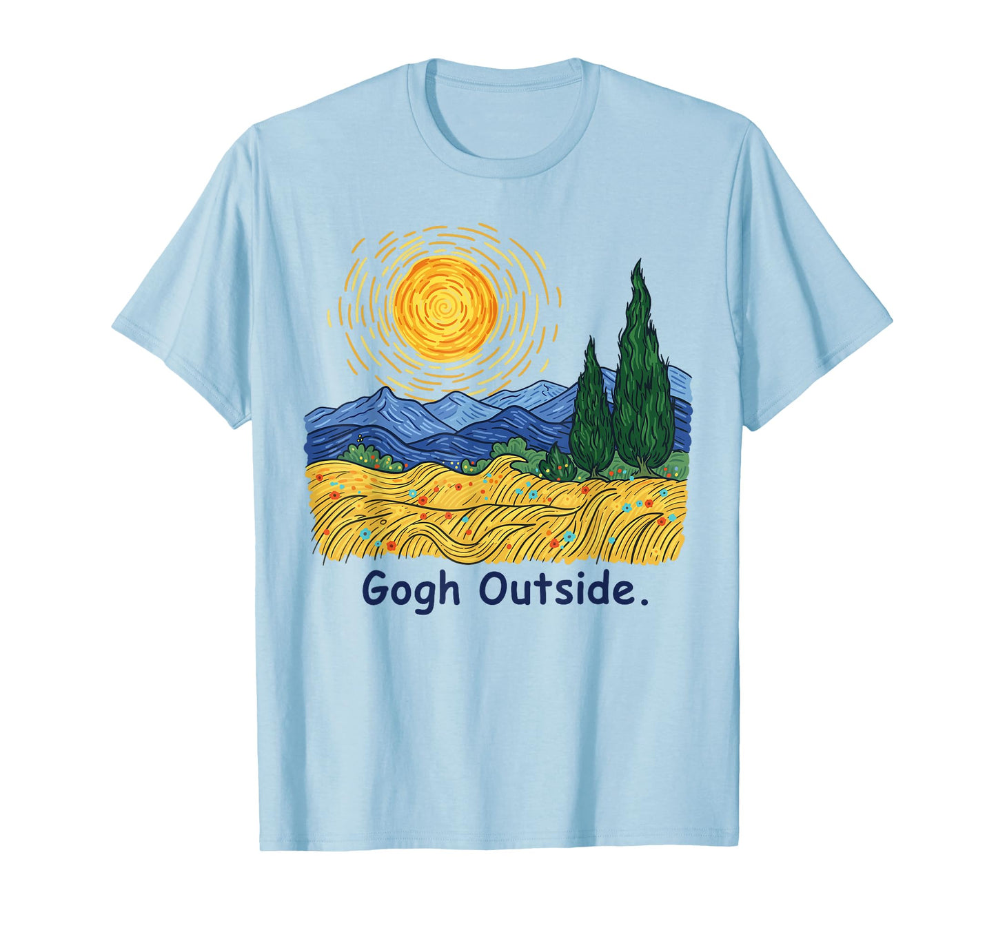 Starry Outside Night Nature Inspirational Men Women Teens T-Shirt