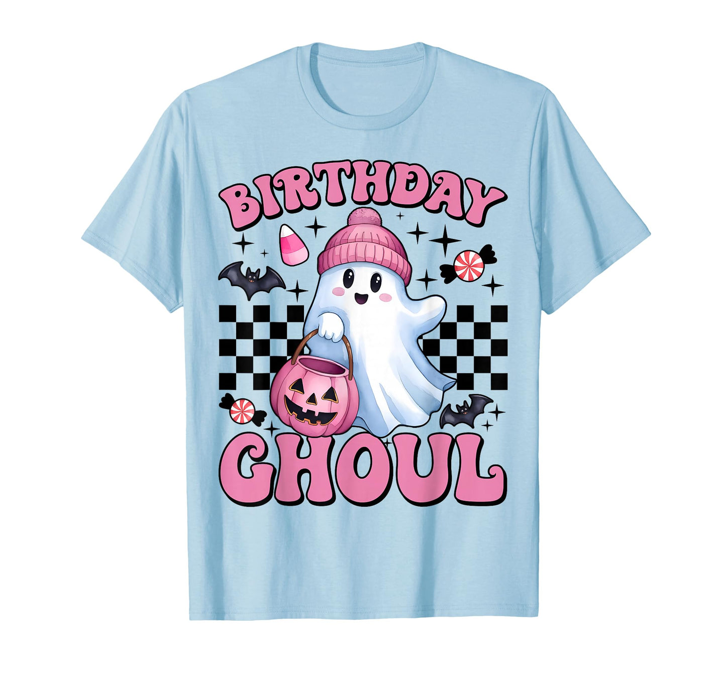 Birthday Ghoul Halloween Bday Party Anniversary Toddler Girl T-Shirt