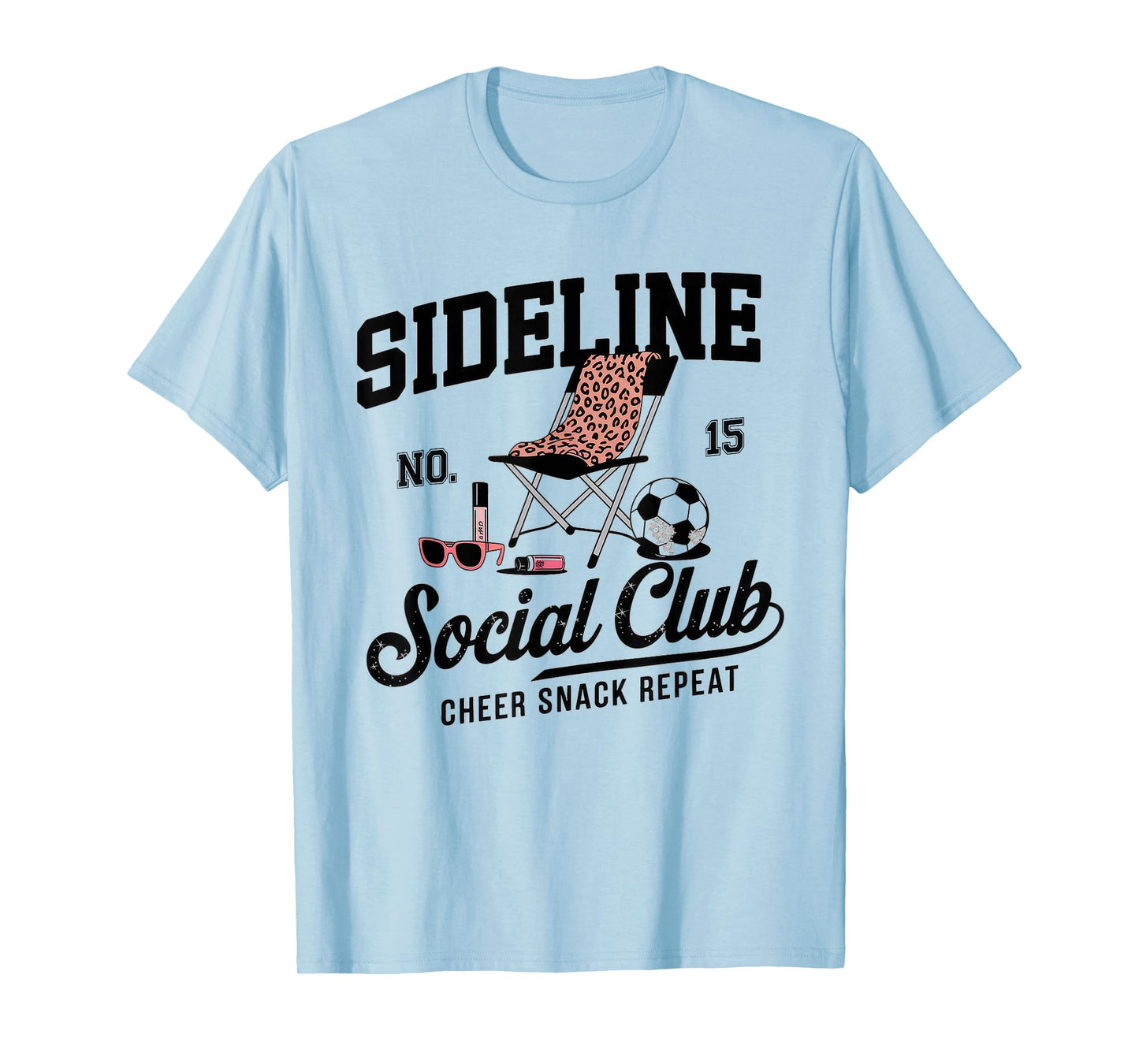 Women Sideline Social Club Tshirt Soccer Mom Game Day T-Shirt