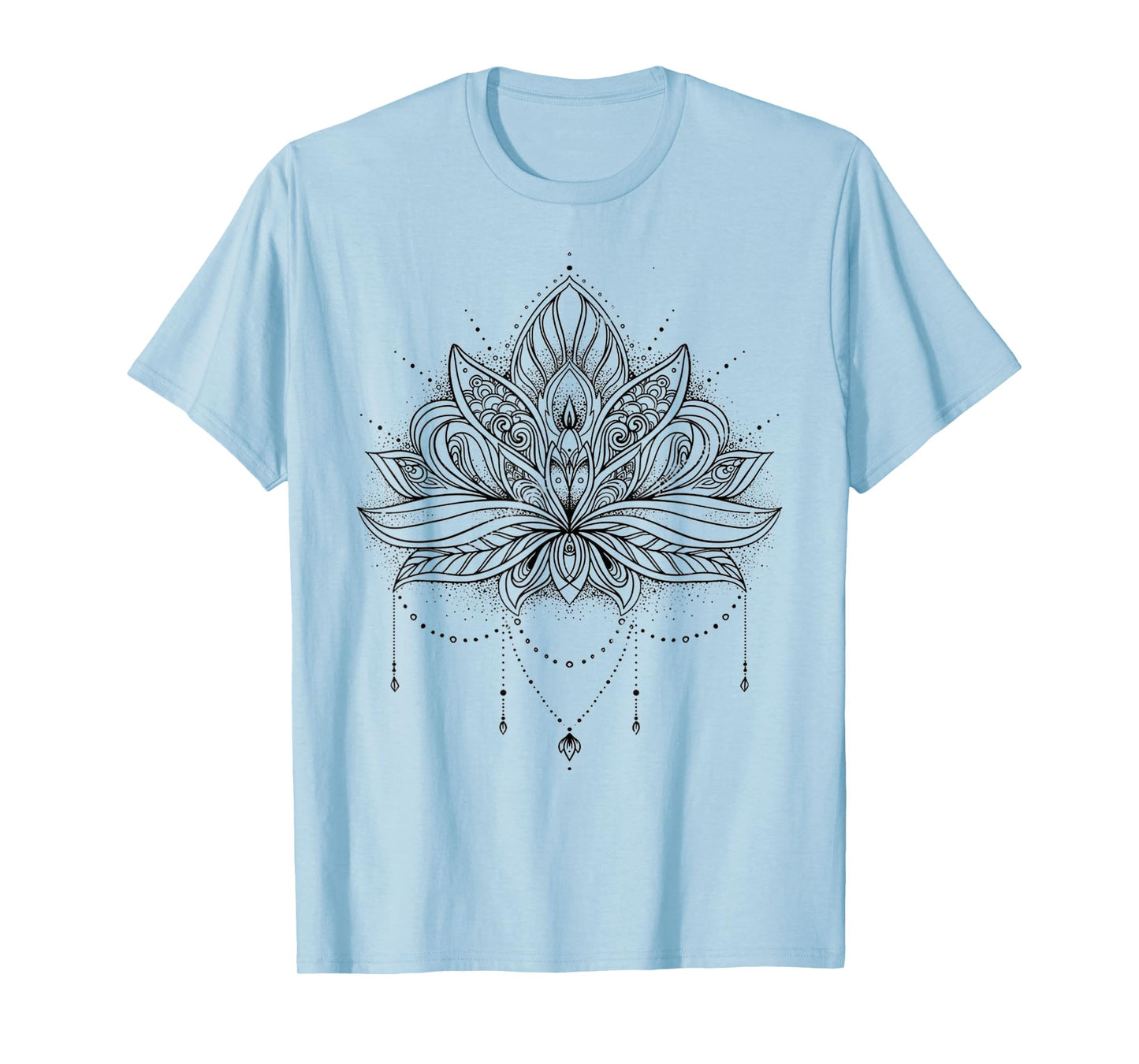Sacred Geometry Meditation Positivity Love Mandala Lotus T-Shirt