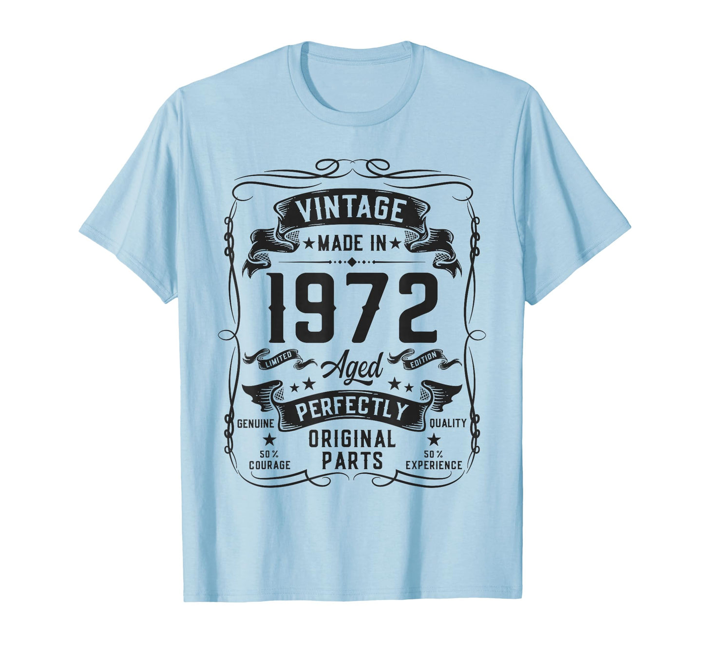 Vintage 1972 54yr 54th Birthday Gifts for Men 54 Years Old T-Shirt