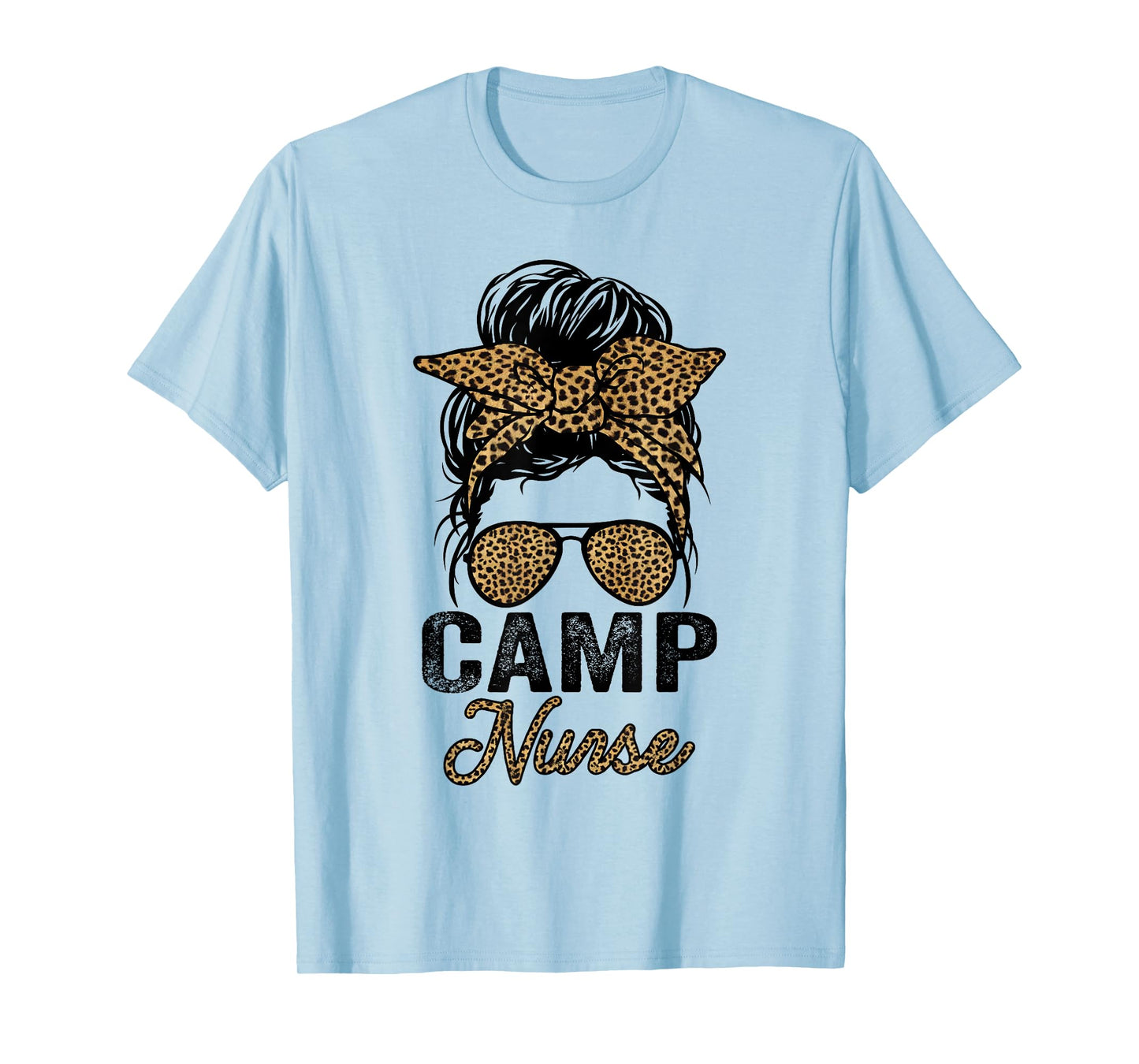 Camp Nurse Appreciation Day Tees, Leopard For Women Nurses T-Shirt