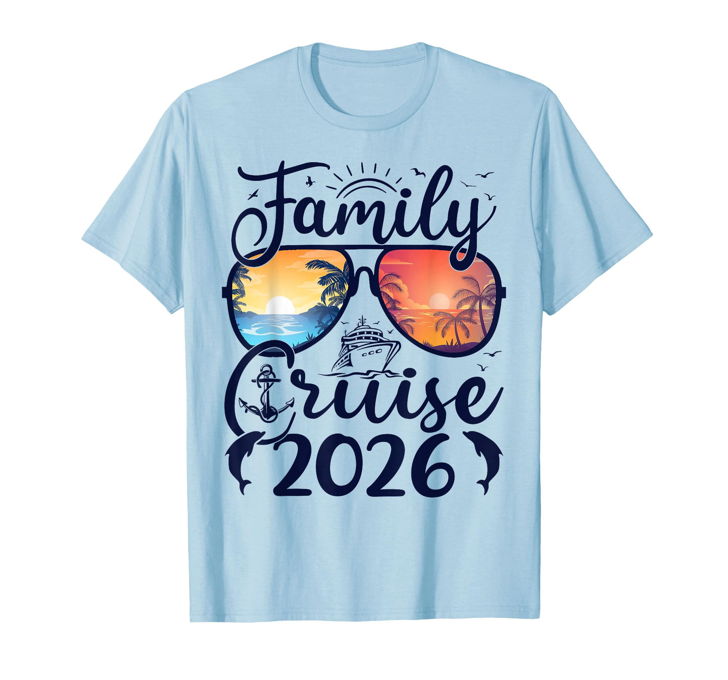 Family Cruise 2026 Summer Vacation Matching Family Cruise T-Shirt
