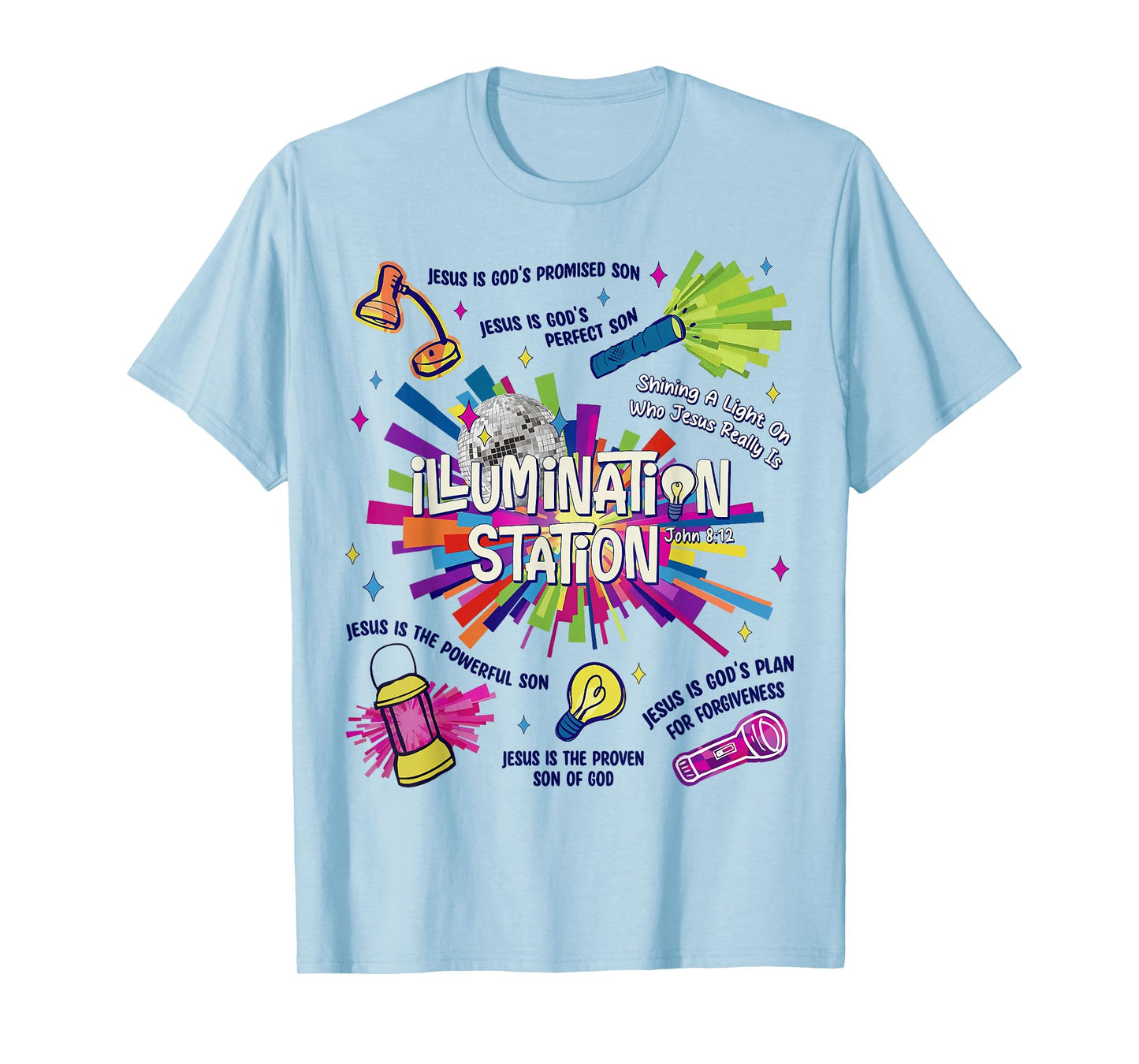 Illumination Station VBS 2026 Bible School Christian Lights T-Shirt