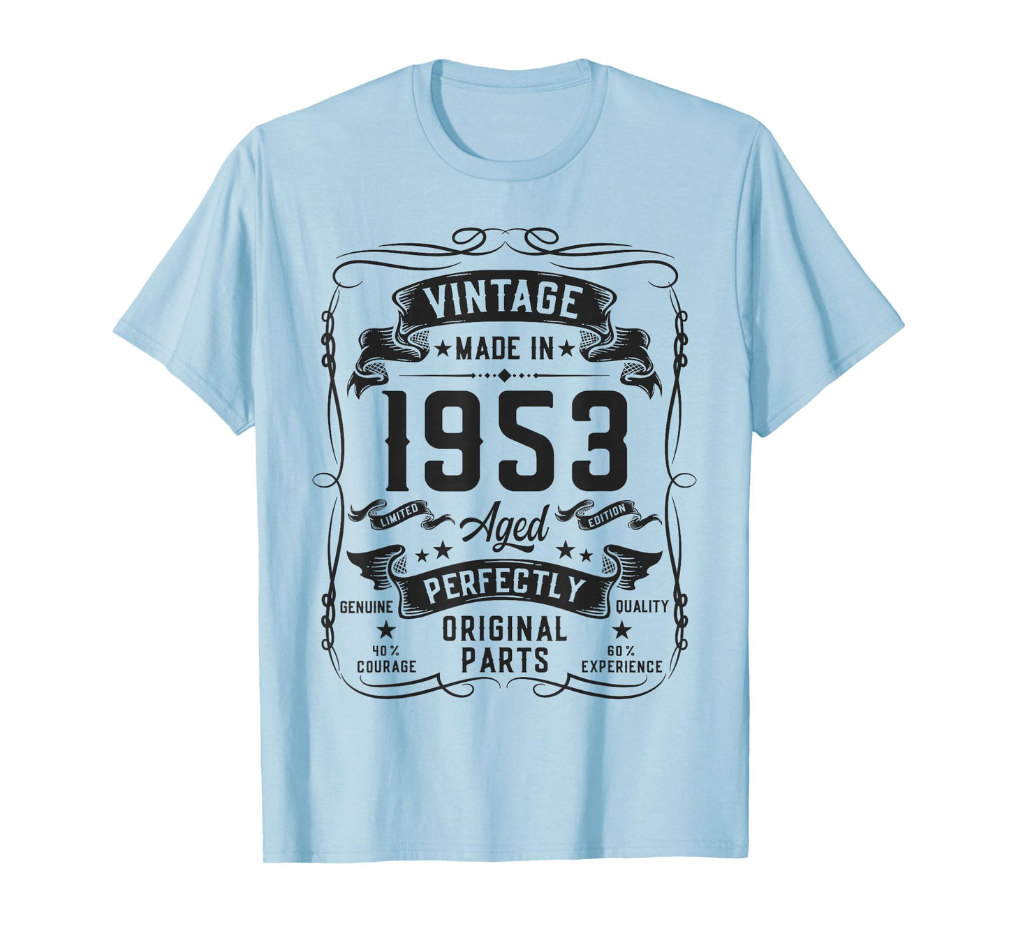 Vintage 1953 73yr 73rd Birthday Gifts for Men 73 Years Old T-Shirt