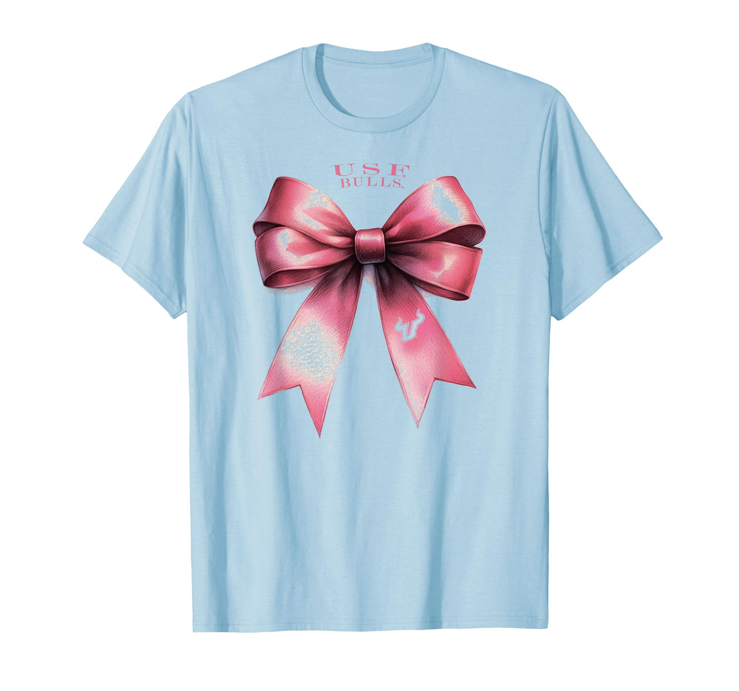 South Florida Bulls Bow Pink Officially Licensed T-Shirt