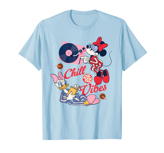 Disney Minnie & Daisy Pajamas and Popcorn PJs Chill Vibes T-Shirt