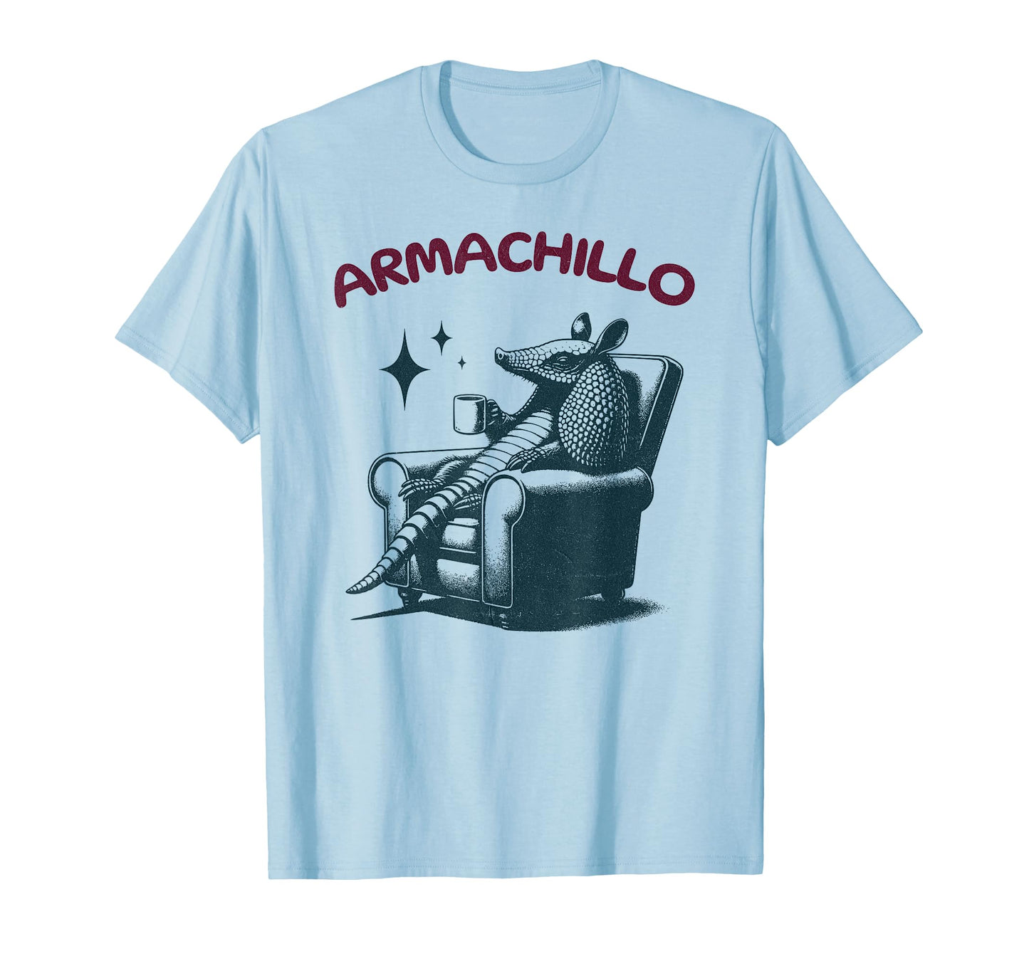 Armachillo - Funny Chilling Armchair Armadillo T-Shirt