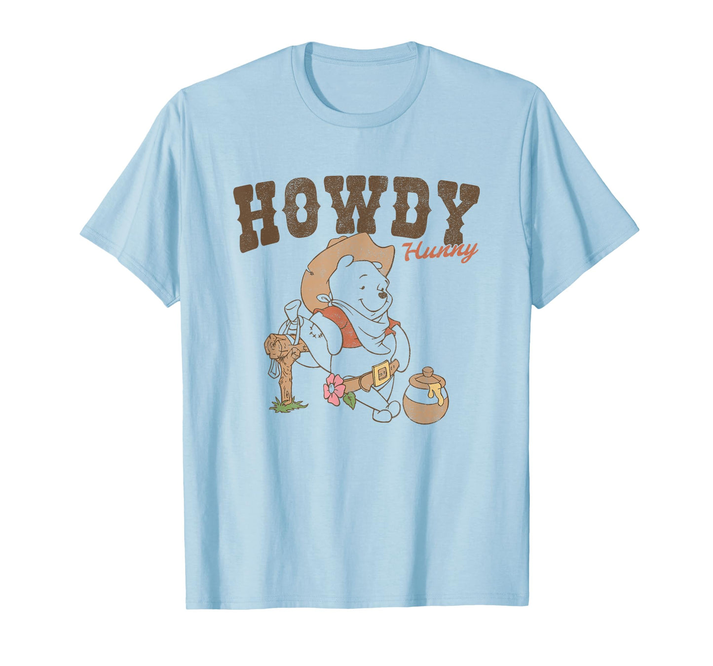 Disney Winnie the Pooh Howdy Hunny Western Bear T-Shirt