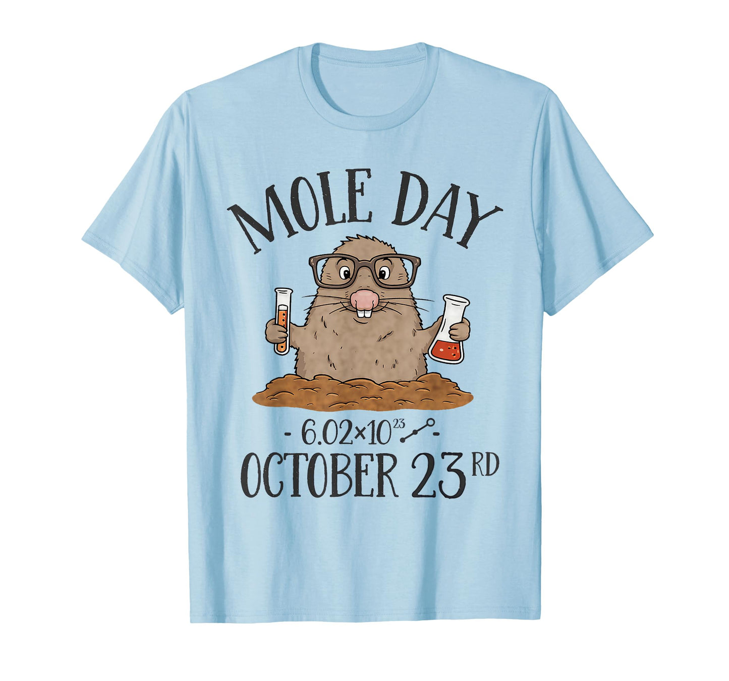 Mole Day Avogadro's Number October 23rd T-Shirt